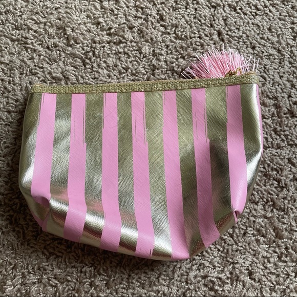 Gold and Pink Makeup Bag - Picture 3 of 7